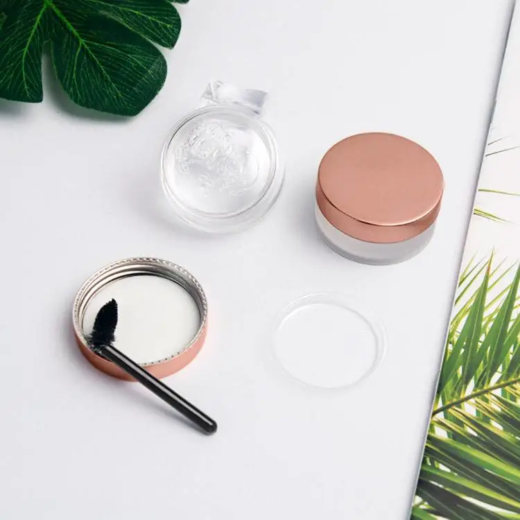 Private Label Clear Eyebrow Solid Gel Styling Kit Long Lasting  Waterproof Eyebrow Soap Wax
