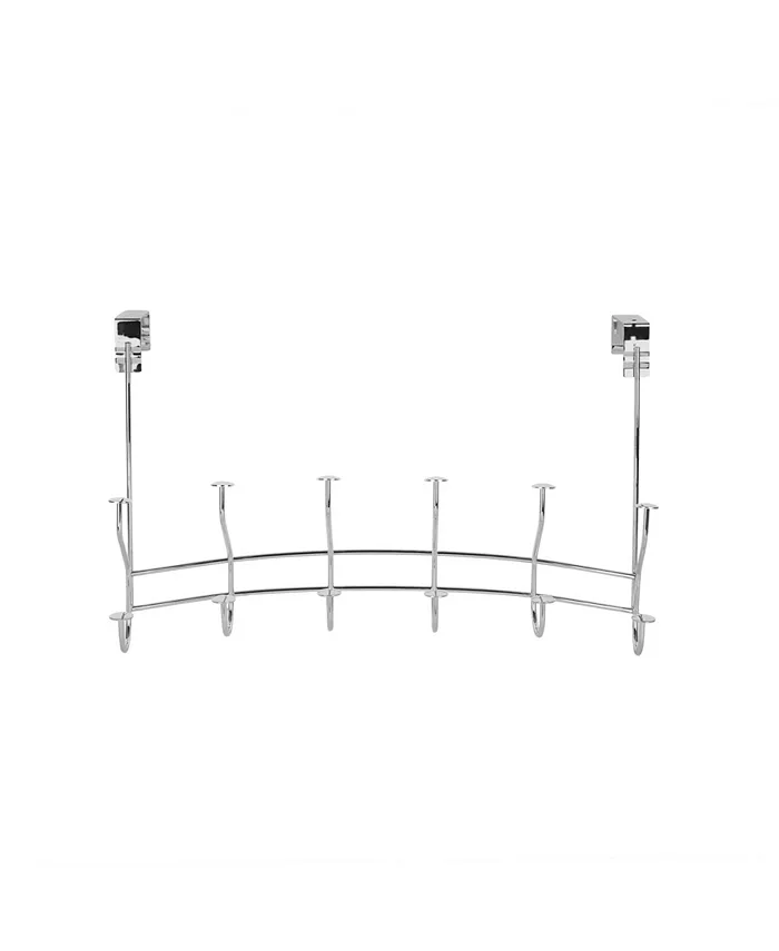 Spectrum Windsor Over The Door 6-Double Hook Rack
