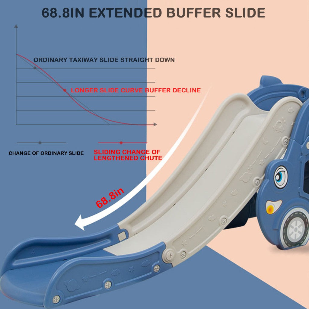 Oalirro Children's Slide Basketball Frame， Climbing Stairs，Unisex，Indoor And Outdoor Use