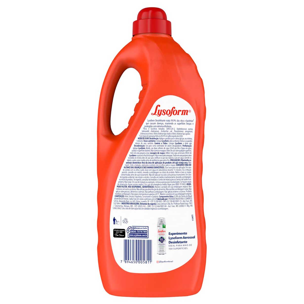 Desinfetante Liquido Lysoform Original 2L
