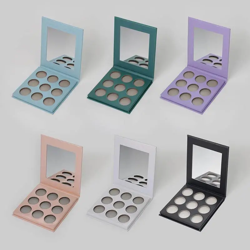 Free Combination Custom High Pigment 9 Color Eyeshadow Palette