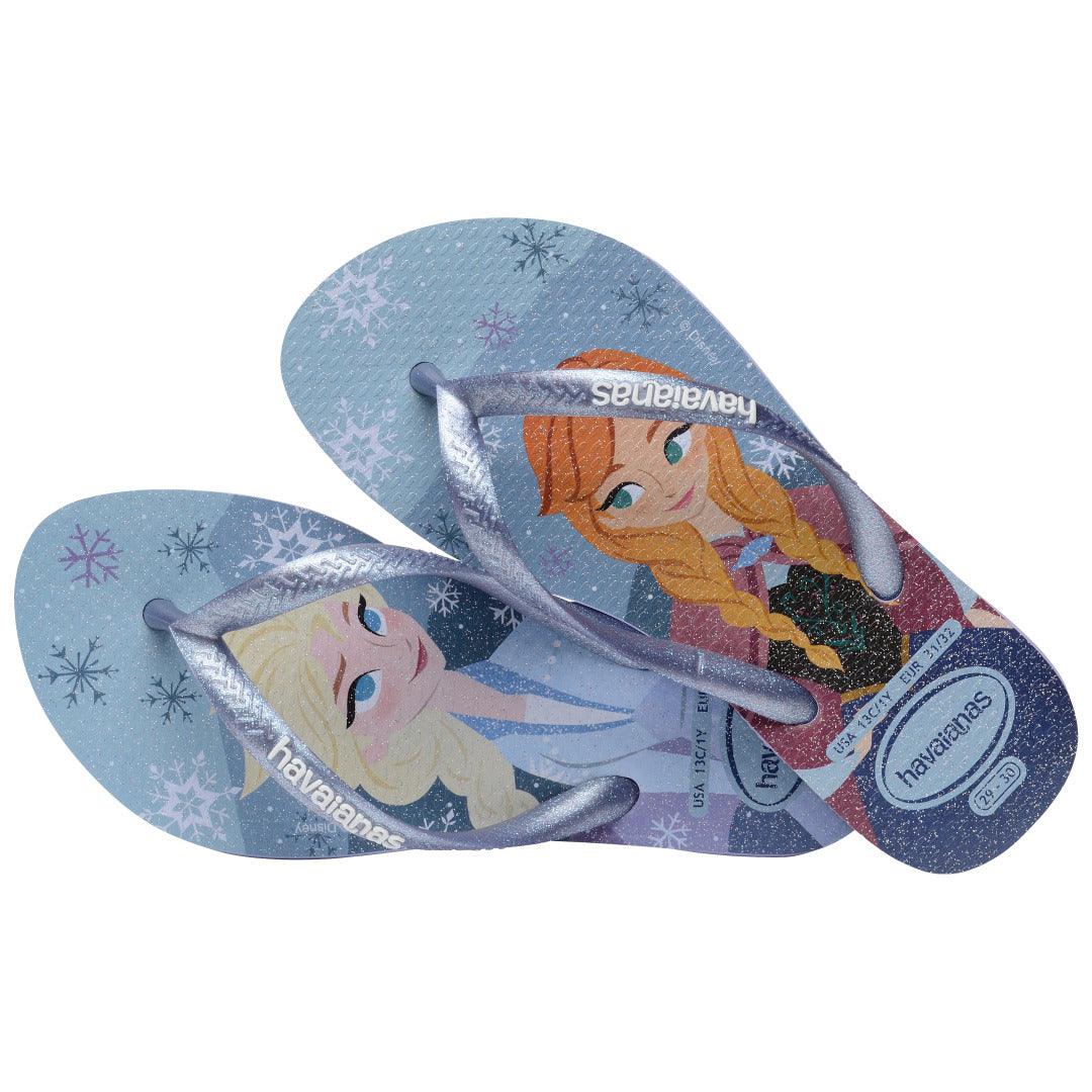 Chinelo Havaianas Infantil Slim Frozen Lilás
