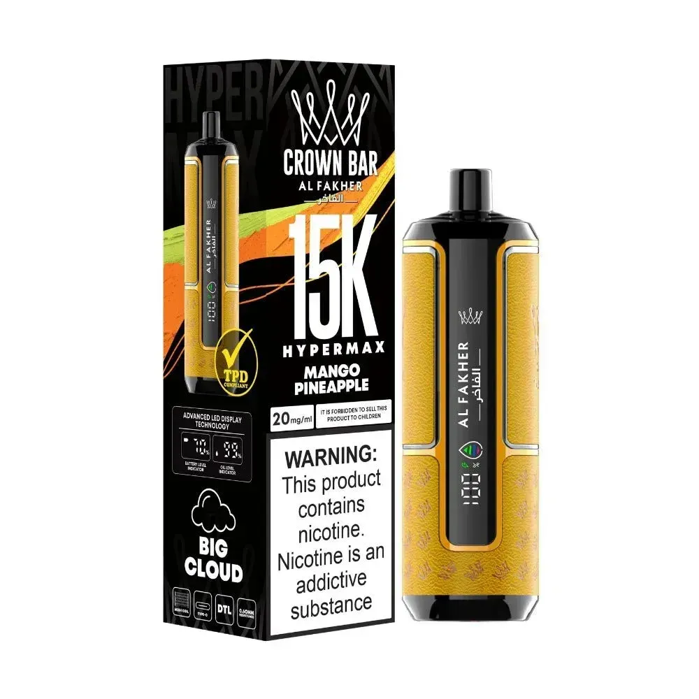 Al Fakher Hypermax 15k Puffs Disposable Vape - Al Fakher Hypermax 15000 Puffs