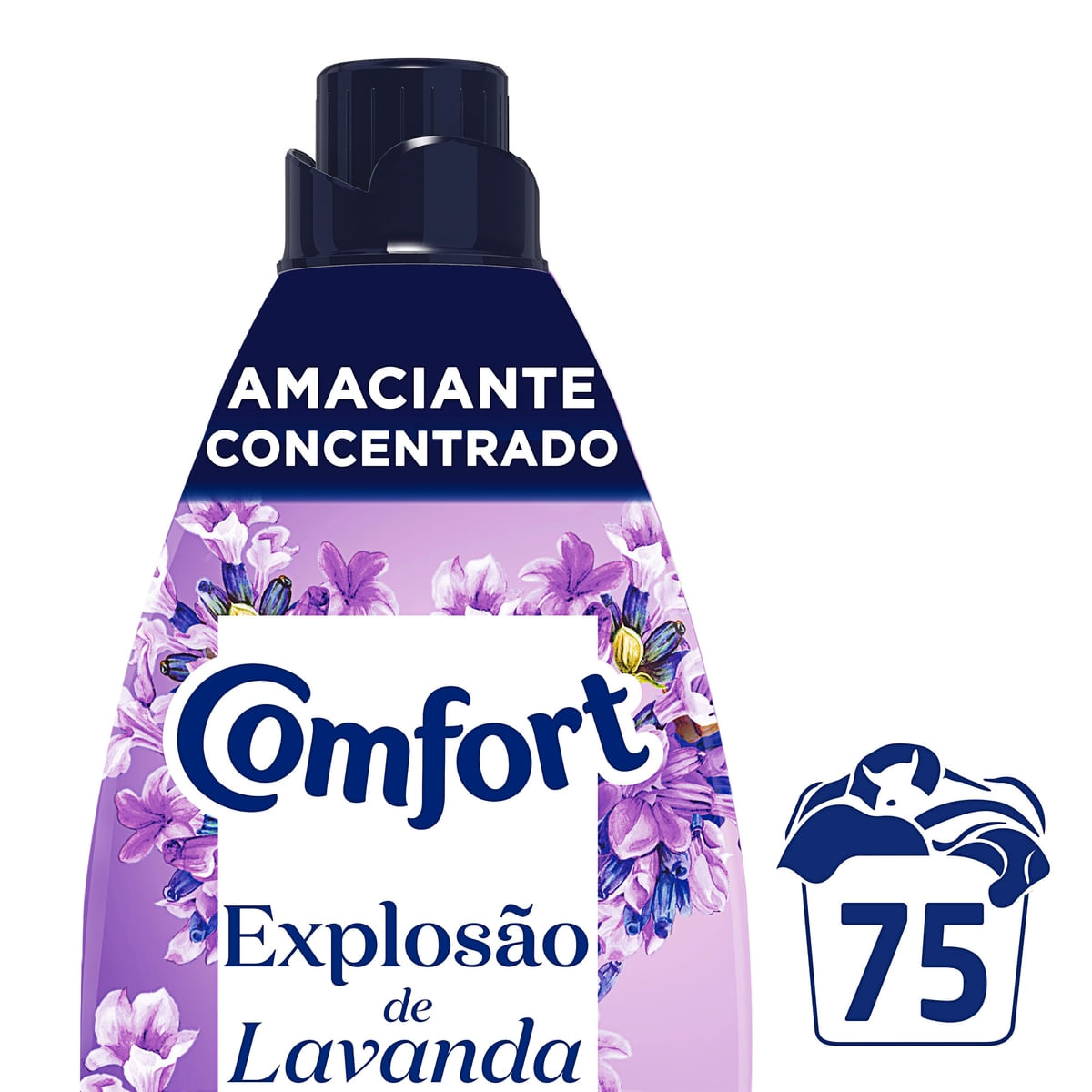 Amaciante de Roupa Concentrado Lavanda Comfort 1,5L Embalagem Economica