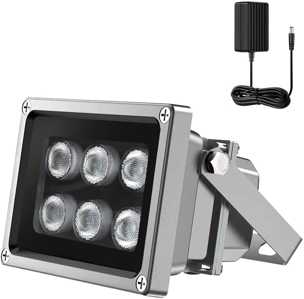 850nm 6-LED IR Illuminators for Security Cameras Outdoor Infrared Illuminator for CCTV IP Camera