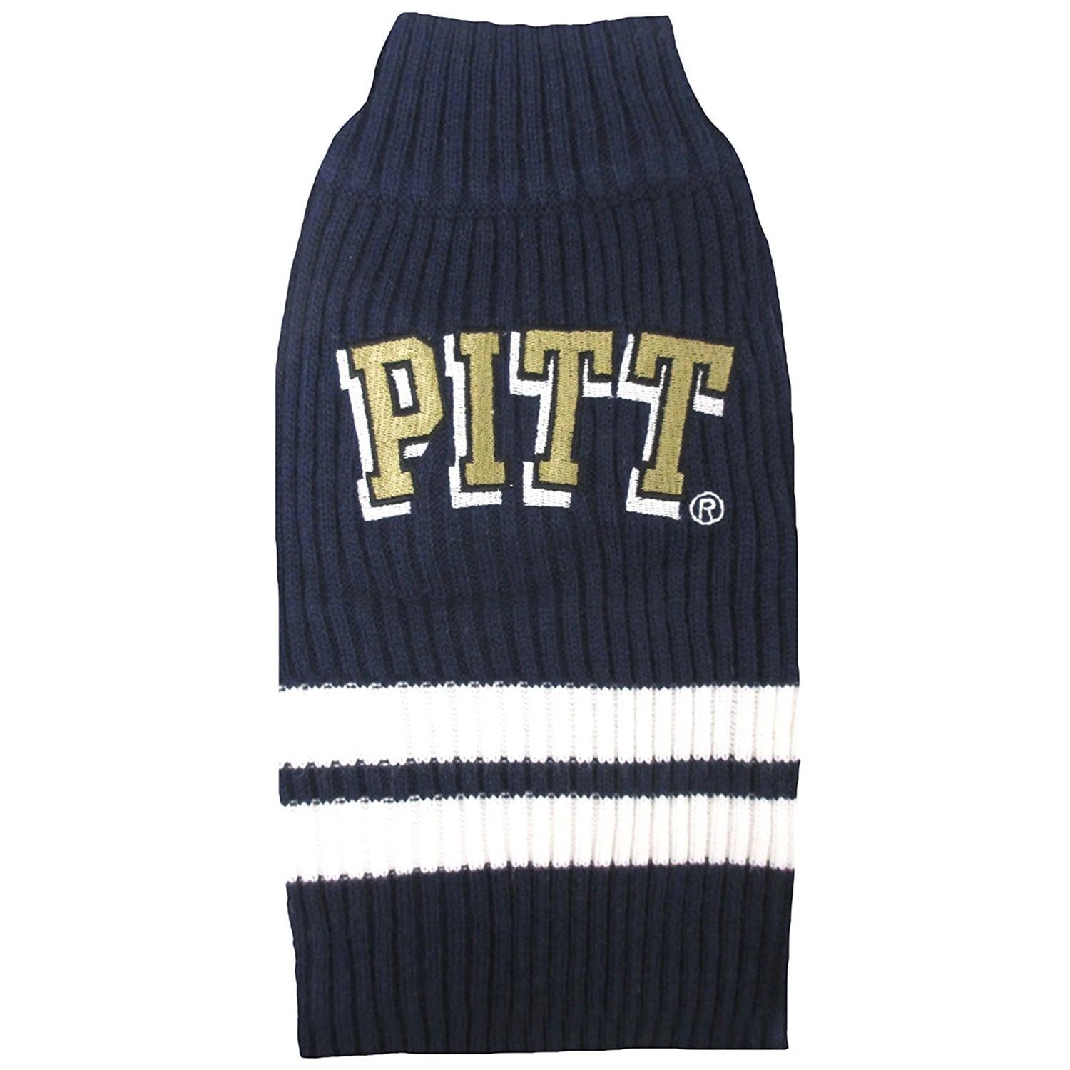 Pets First Collegiate Pittsburgh Panthers Pet Dog Sweater - Licensed 100% Warm Acrylic knitted. 44 College Teams， 4 sizes