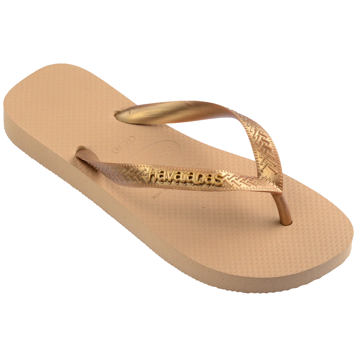 Chinelo Havaianas Top Logo Metálico