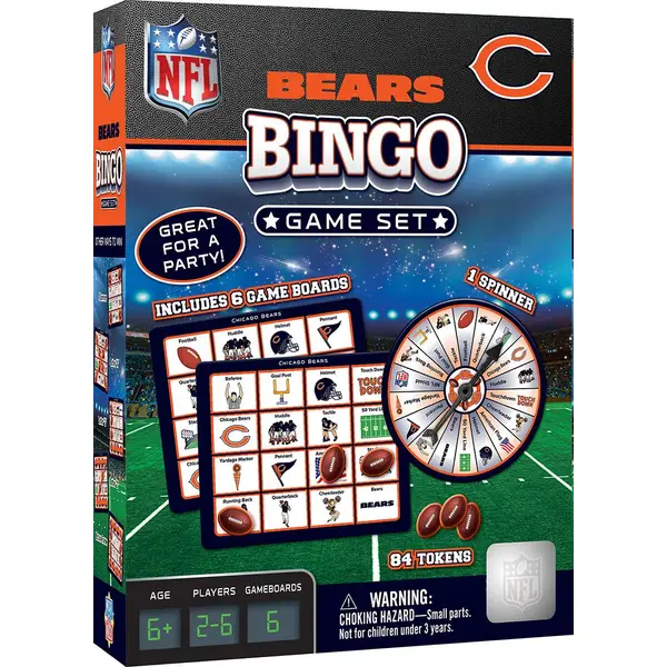 Masterpiece Puzzle Chicago Bears Bingo Game