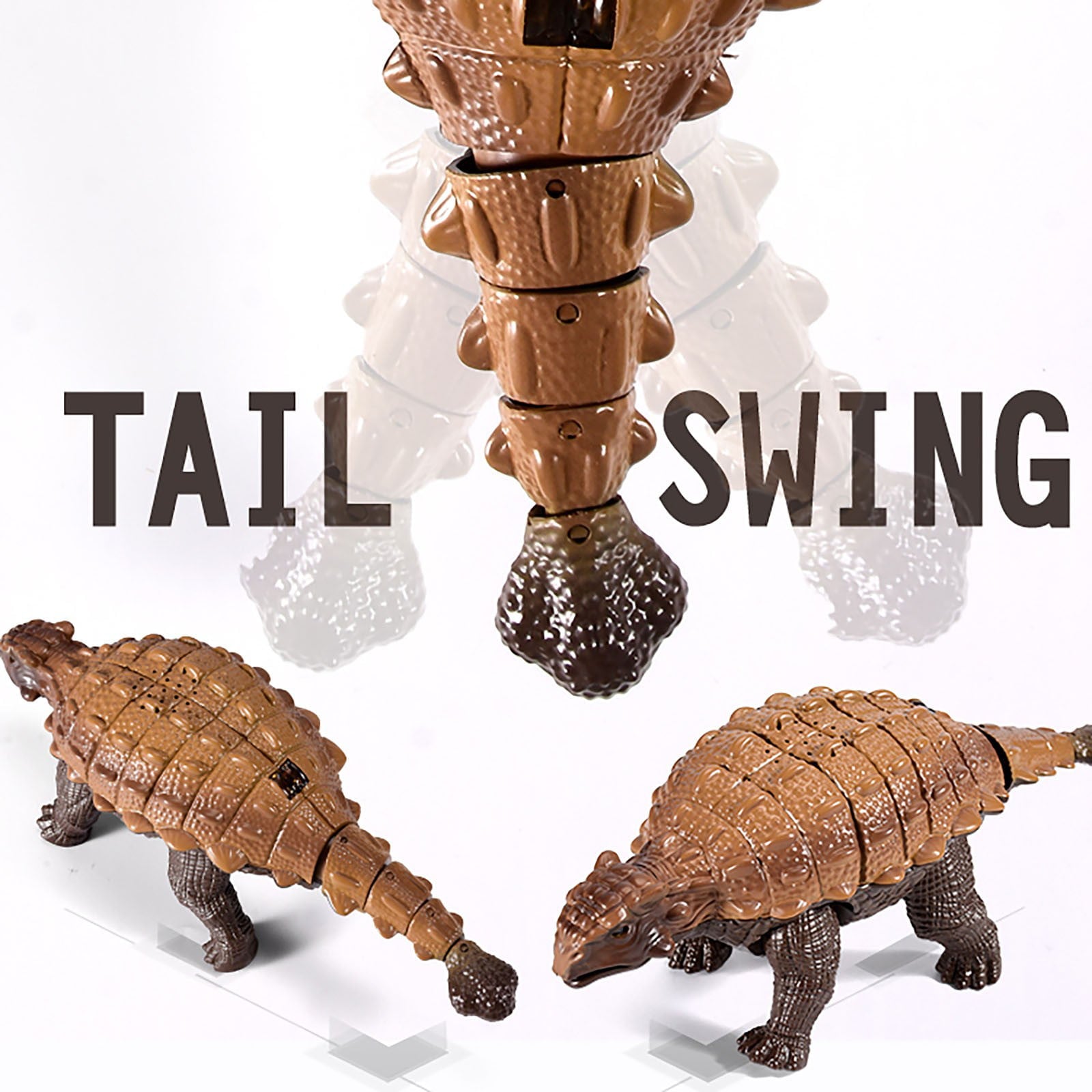 Dinosaur Remote Control Electric Simulation Ankylosaurus Back Toy For Children