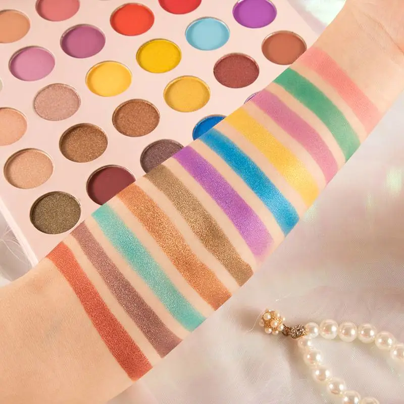 Custom High Quality Private Label Vegan High Pigment EyeShadow Palette
