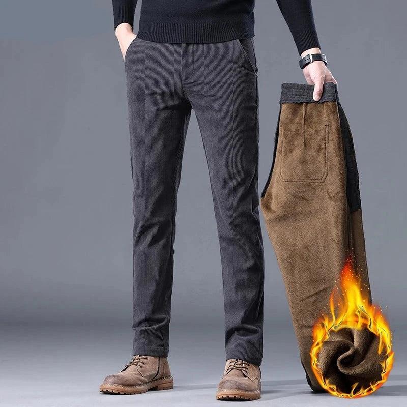 Calça Masculina Sanford™ com Interior em Veludo / A Escolha Perfeita para Manter-se Confortável e Aquecido!