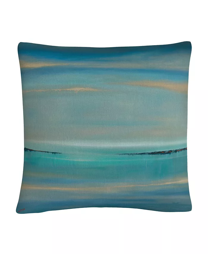 Baldwin Masters Fine Art The Line Of Time Abstract Bold Industrial Decorative Pillow， 16