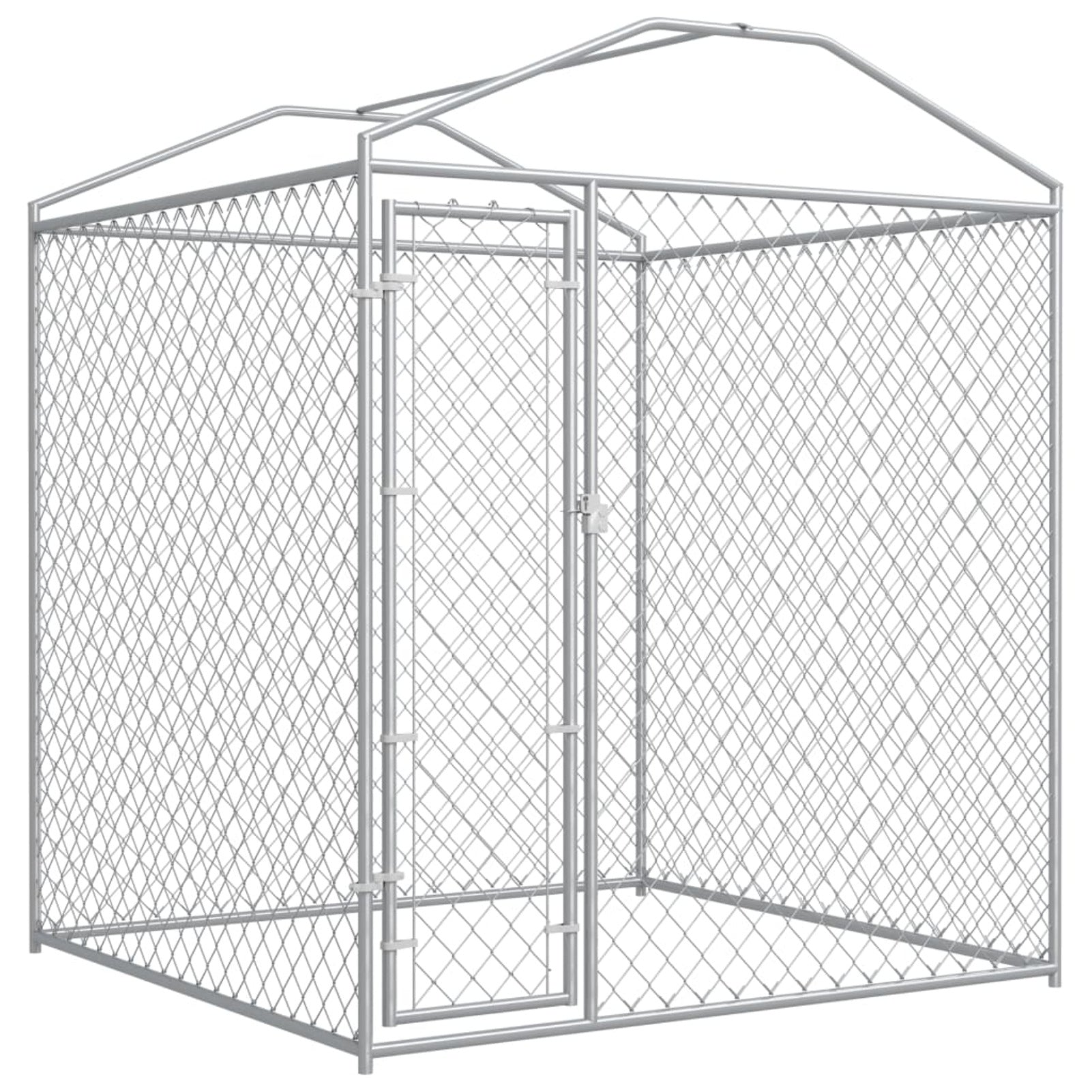 Outdoor Dog Kennel with Canopy 78.7