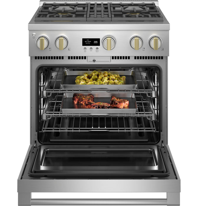Monogram ZGP304NTSS 30quot All Gas Professional Range with 4 Burners
