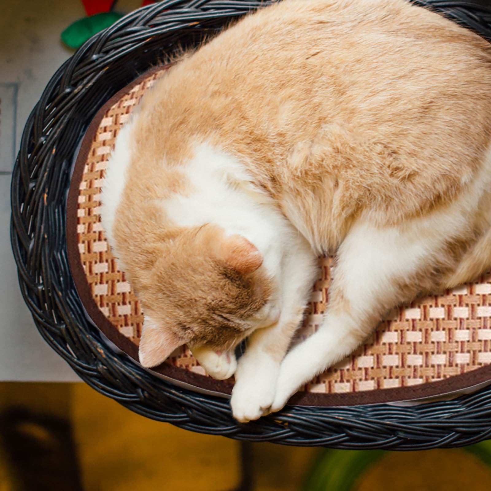 WANYNG Pet Cool Mat Pad Summer Cooling For Kennels Crates And Beds Straw Bamboos Cozys