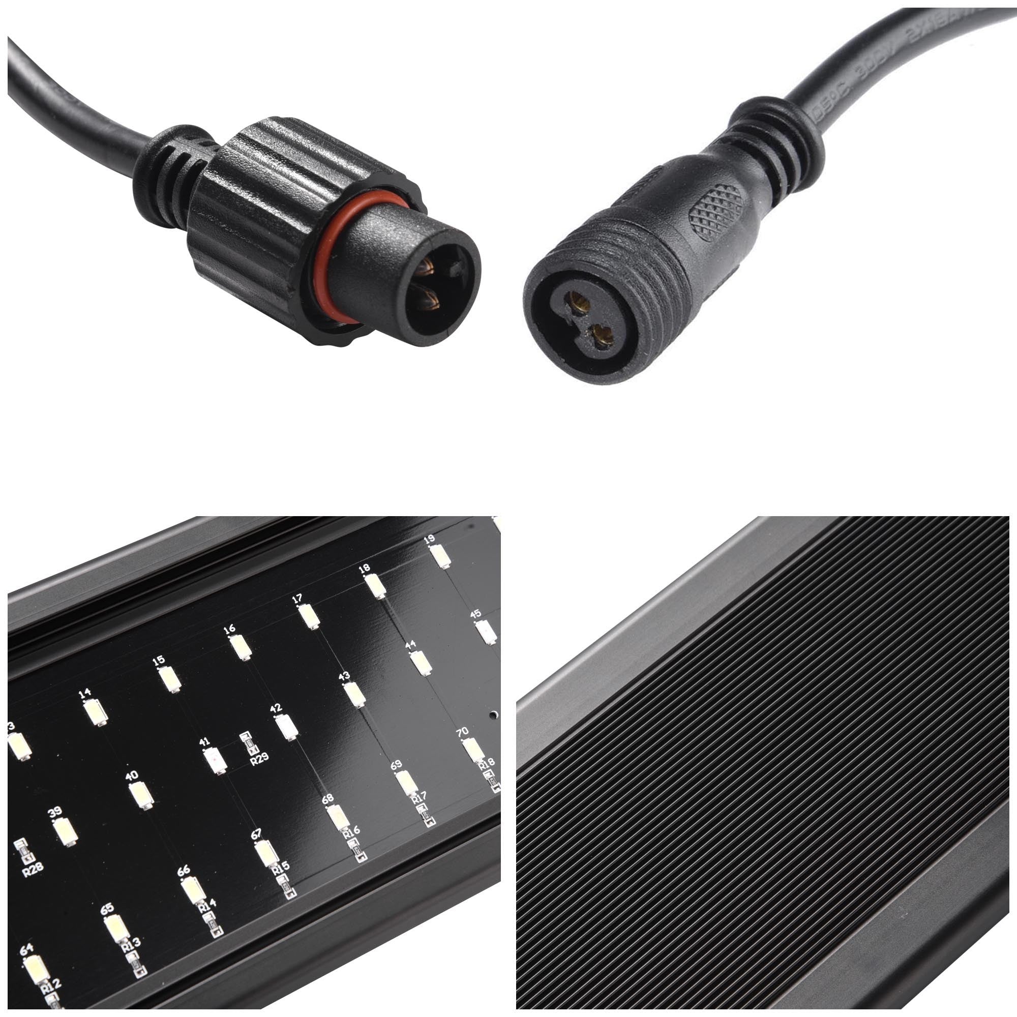 30in LED Aquarium Light 129 Colorful LED