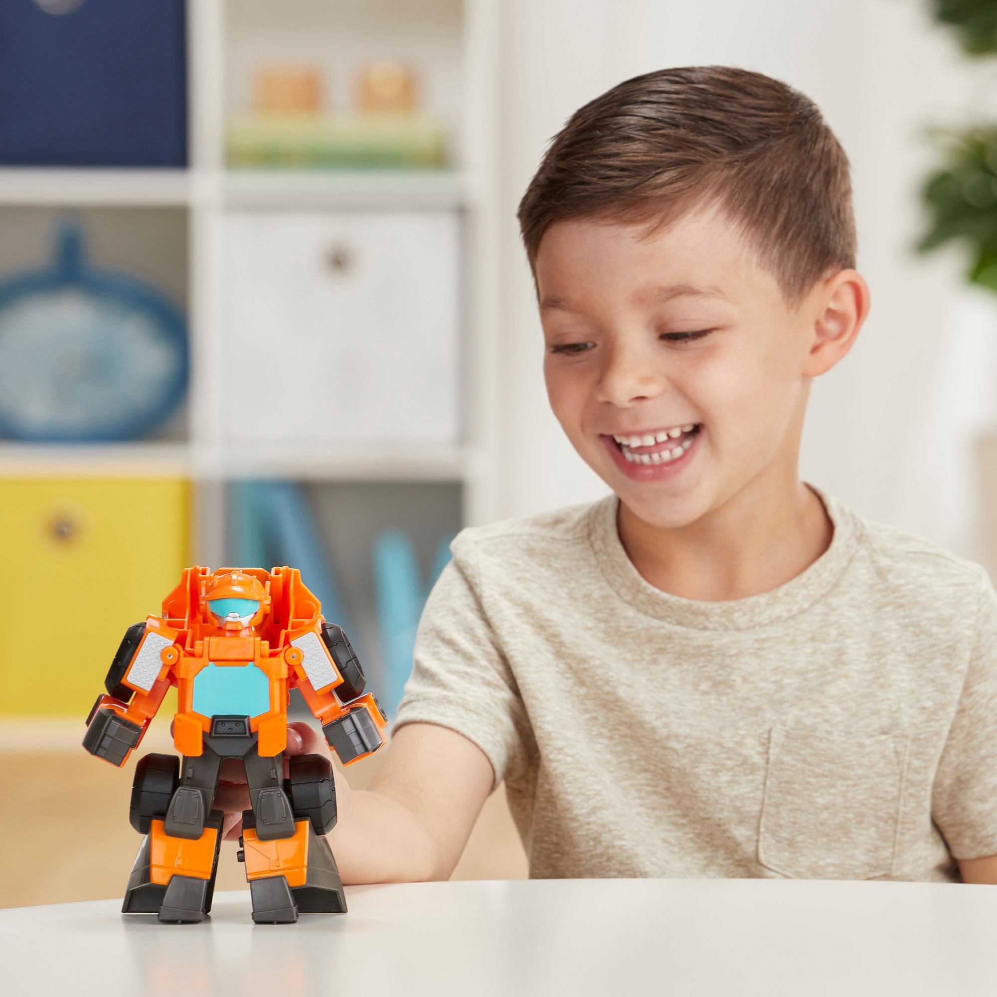 Playskool Heroes Transformers Rescue Bots Wedge theConstruction-Bot Toy Robot