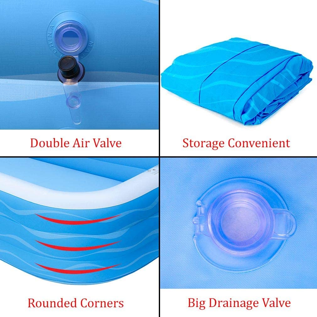 Airso Inflatable Swimming Pool Family Full-Sized Inflatable Pools 118