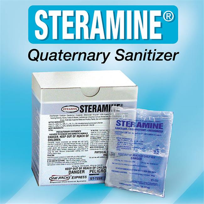 Ozark River Manufacturing AC-10-SXP 1 oz Steramine Portable Sink Quaternary Express, Pack of 10