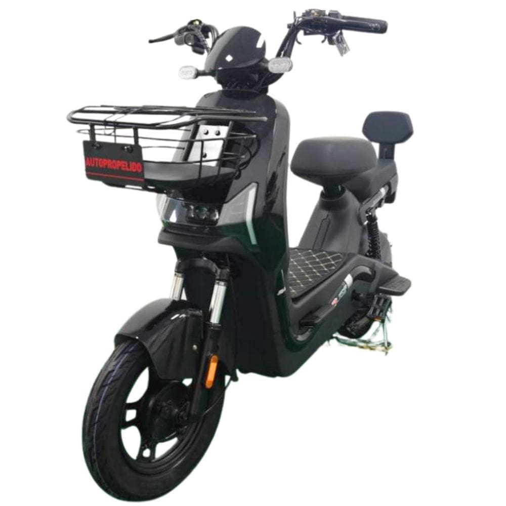 Bicicleta Scooter Elétrica 800W Eko-7 Alarme Entrada USB Duos Preto