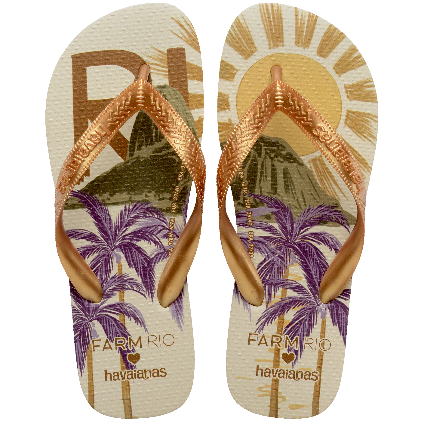 Chinelo Havaianas Farm Rio