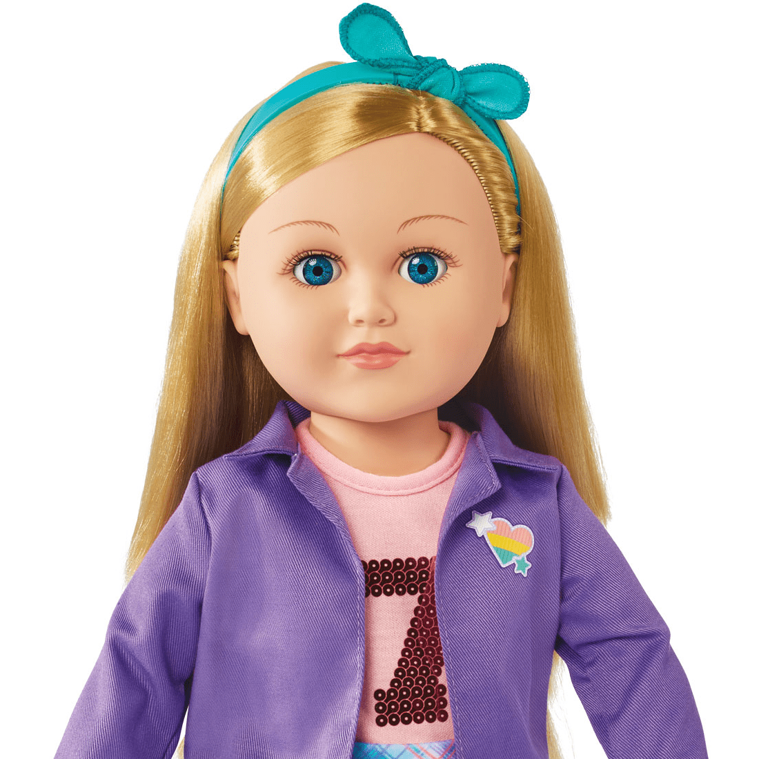 My Life As Eva Posable 18 inch Doll, Blonde Hair, Blue Eyes