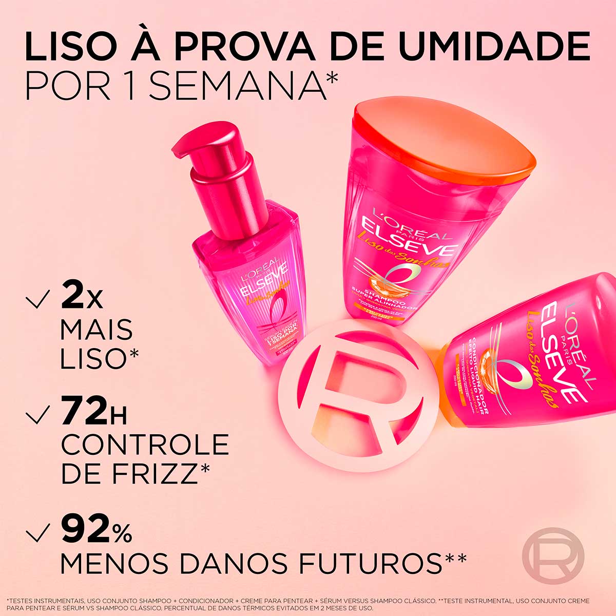Shampoo Elseve Liso dos Sonhos 400ml