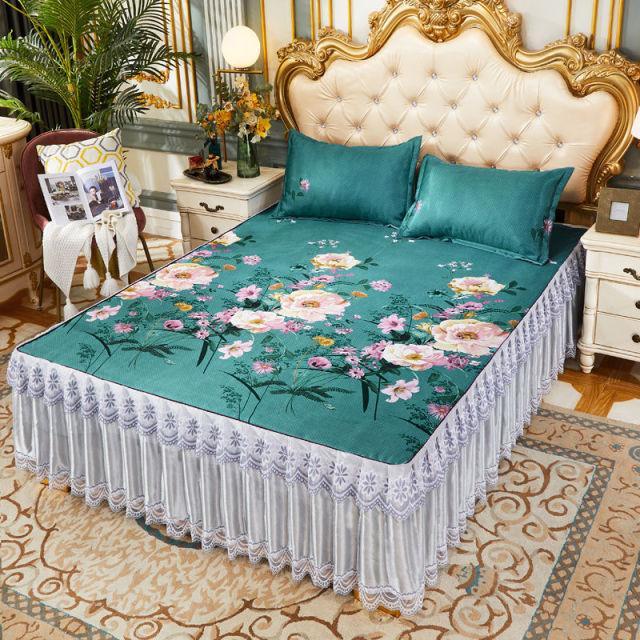 Conjunto Luxury Realeza™ Seda Cetim: Colcha + Fronhas