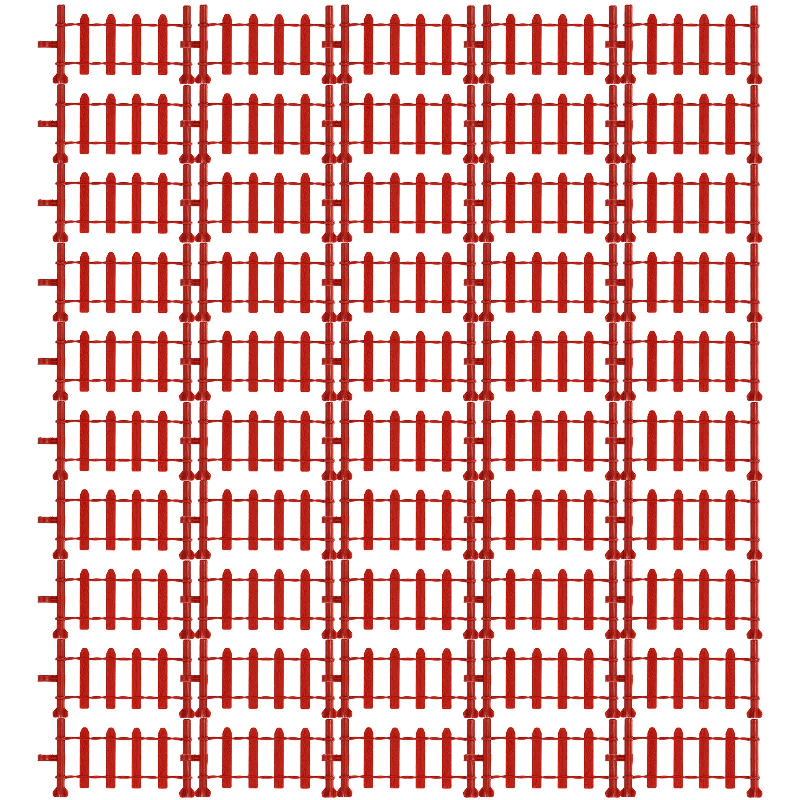 Fence Toy Garden Border Fencing Farm Plastic Stakes Decorative Landscape Children Animals Lawn Fences Farmyard Palisade