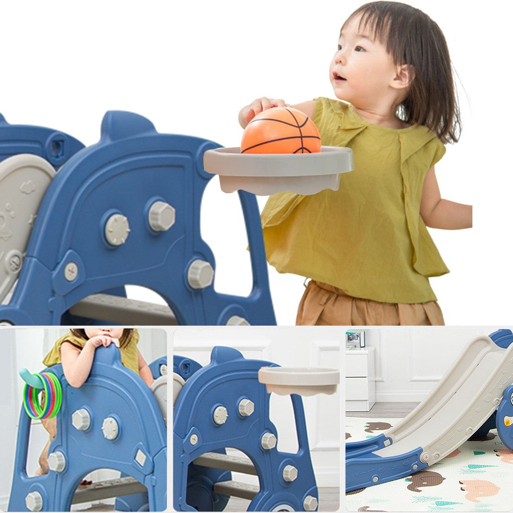 Oalirro Children's Slide Basketball Frame， Climbing Stairs，Unisex，Indoor And Outdoor Use