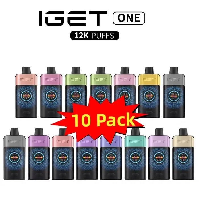 🎉 10-Pack IGET One 12000 Puffs – Mixed Flavors 🍓🍍 | Only $414.99 AUD 💰 | Ultimate Vaping Experience 💨