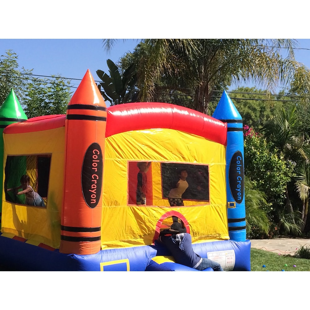 JumpOrange JOH-Crayon13 Duralite 13 x 13 ft. Crayon Party House