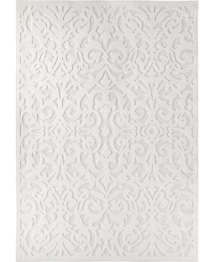 Edgewater Living Bourne Blur Damask Neutral 5'2
