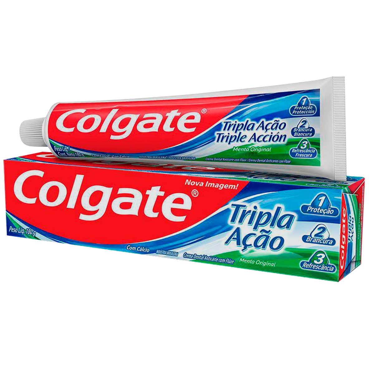 Creme Dental Colgate Tripla Acao Menta Original 180g