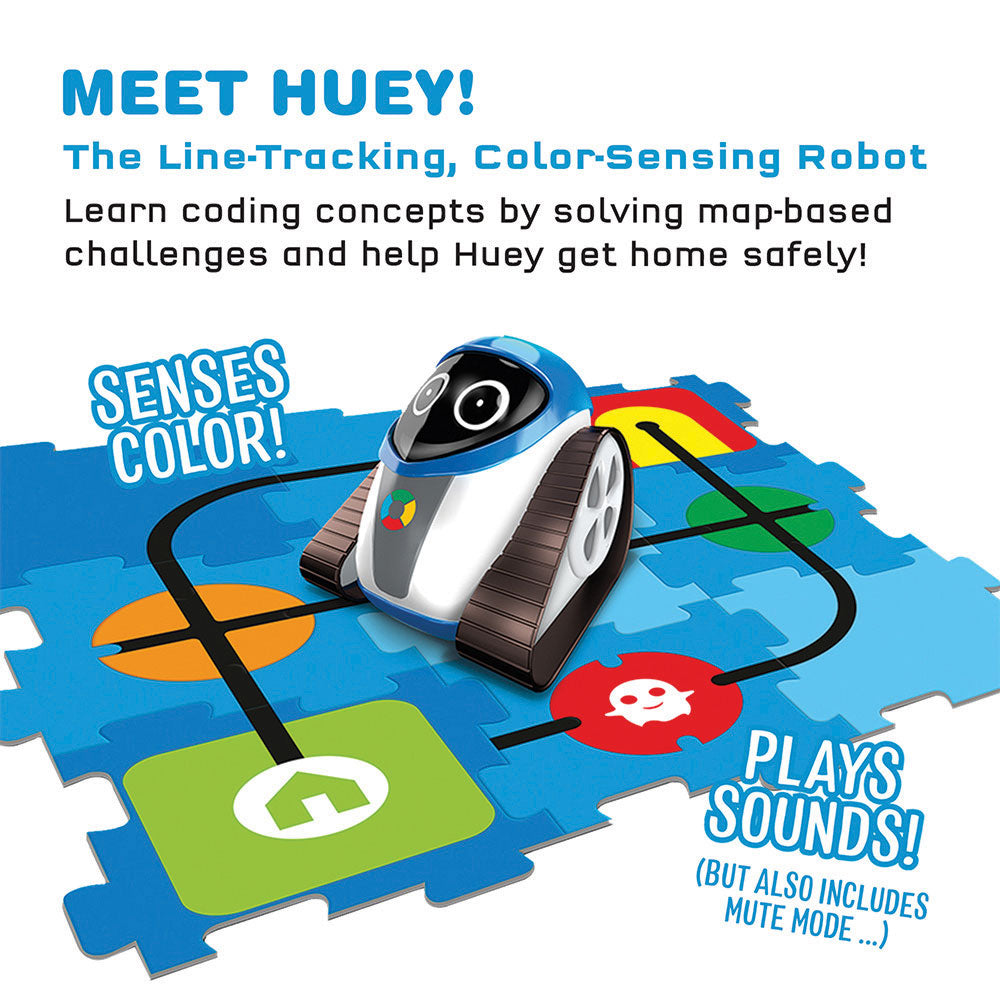Huey: The Line-Tracking， Color-Sensing Robot (Not for Sale in Canada) (Other)
