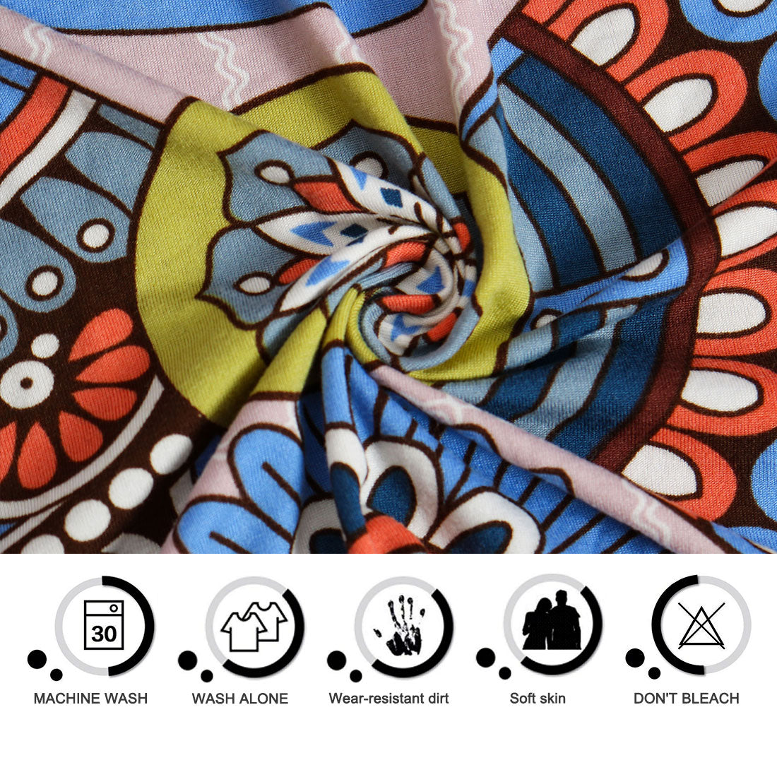 PiccoCasa Stretch Sofa Slipcovers Couch Covers for 4 Cushion Couch Sofa