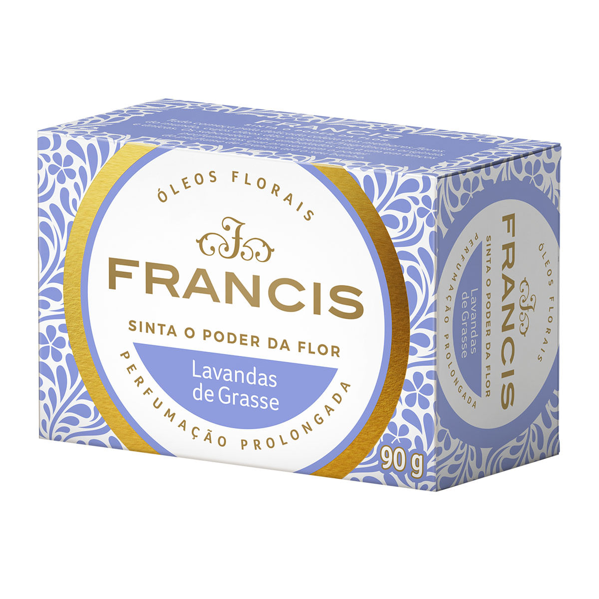 Sabonete em Barra Corporal Francis Classico Lavandas de Grasse 90g - Lilas