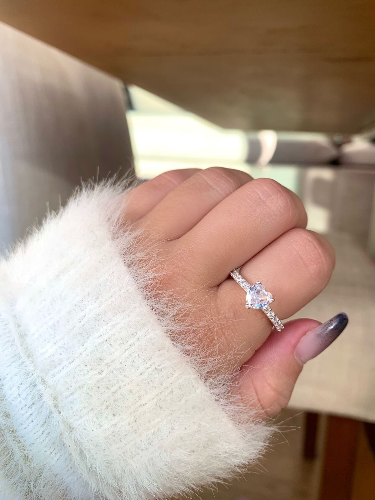 Solitário Coração Cravej.