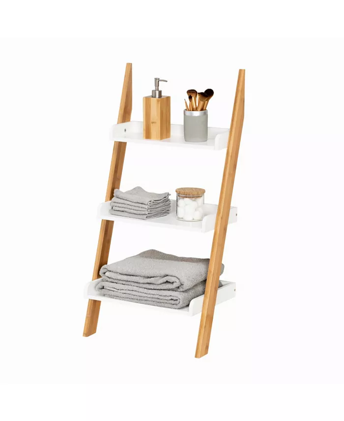 Honey Can Do 3-Tier Leaning Bathroom Ladder Shelf