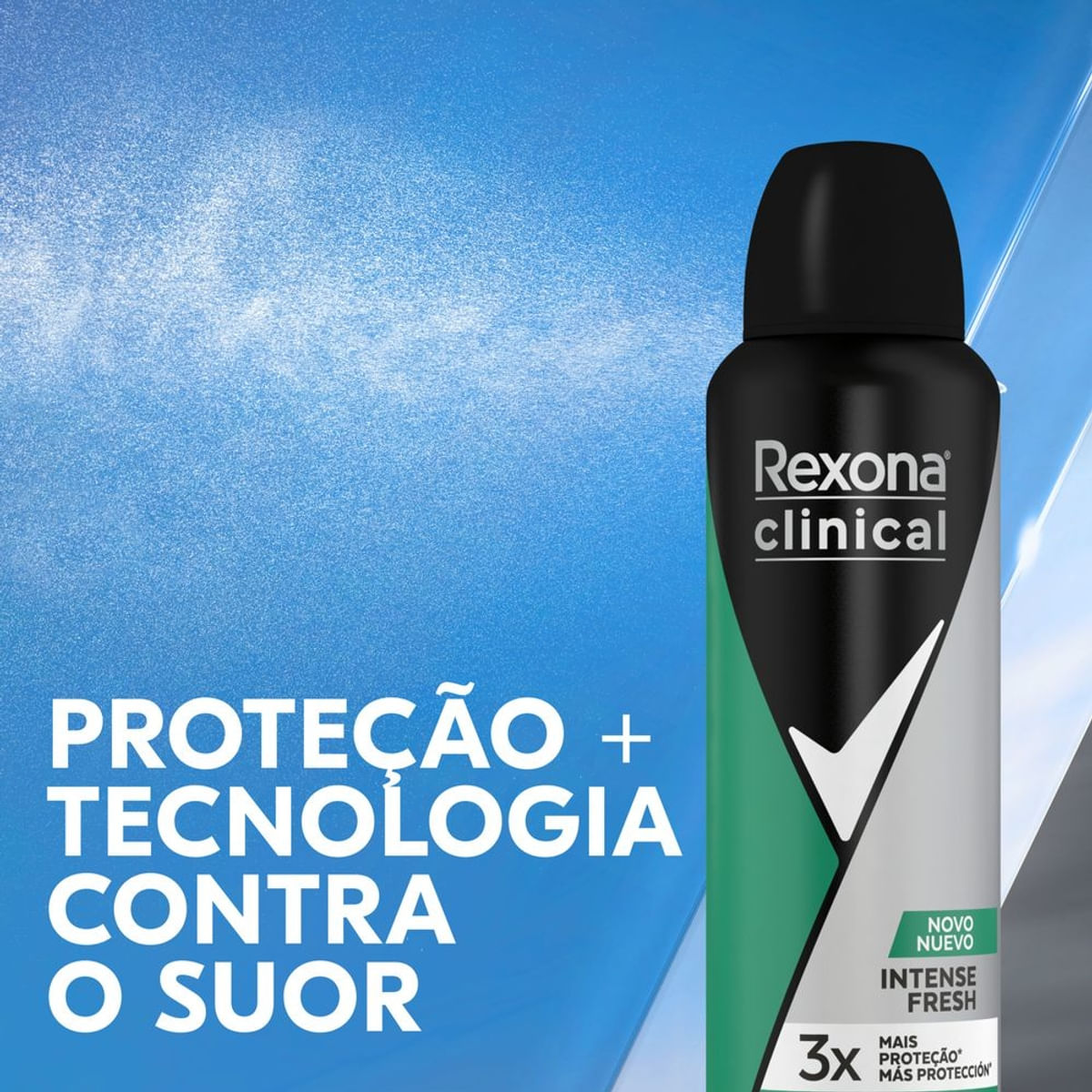 Desodorante Rexona Clinical Intense Fresh 91g