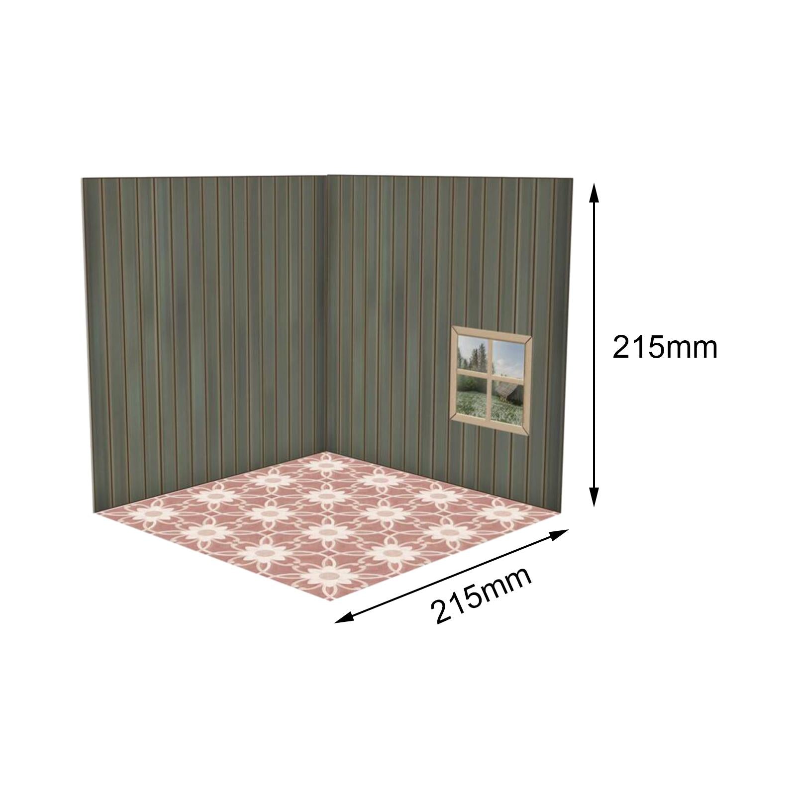 1/12 Scale Backdrop Scene Model Collection ama Parking Background Background Board Scene for Action Figures Dolls Vehicle Scene Toy Living Room