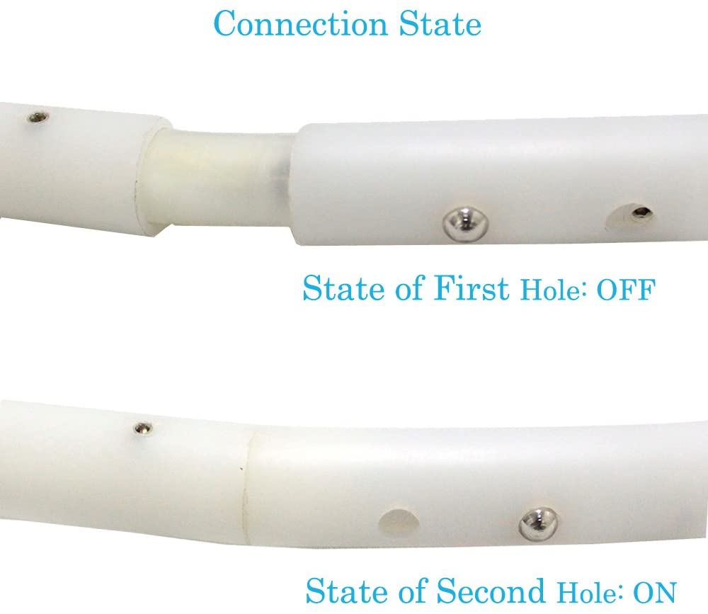 36 inch LED Hoop， generic 28 Color Strobing and Changing Hoop Light Up LED Dancing Hoops for Kids and Adults - Collapsible