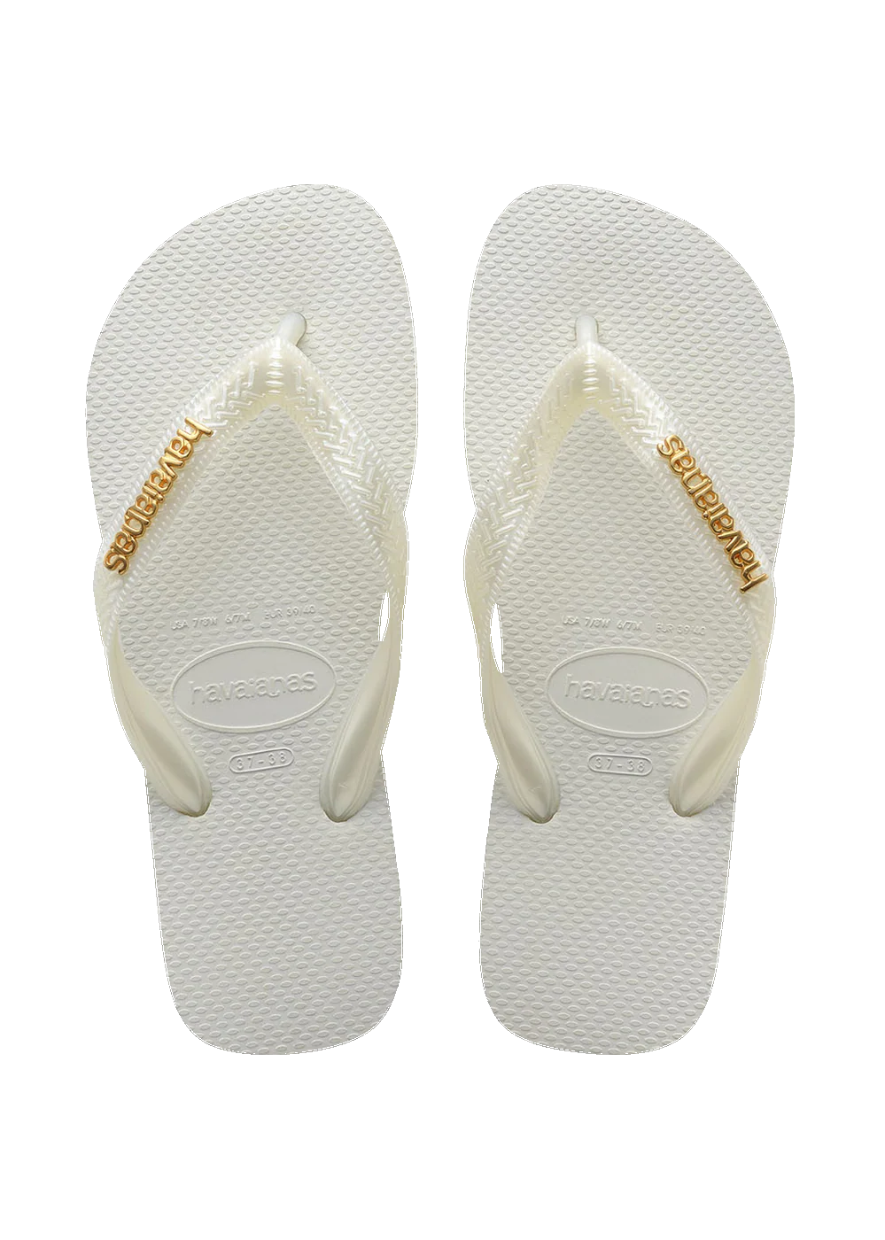 Chinelo Havaianas Top Logo Metálico