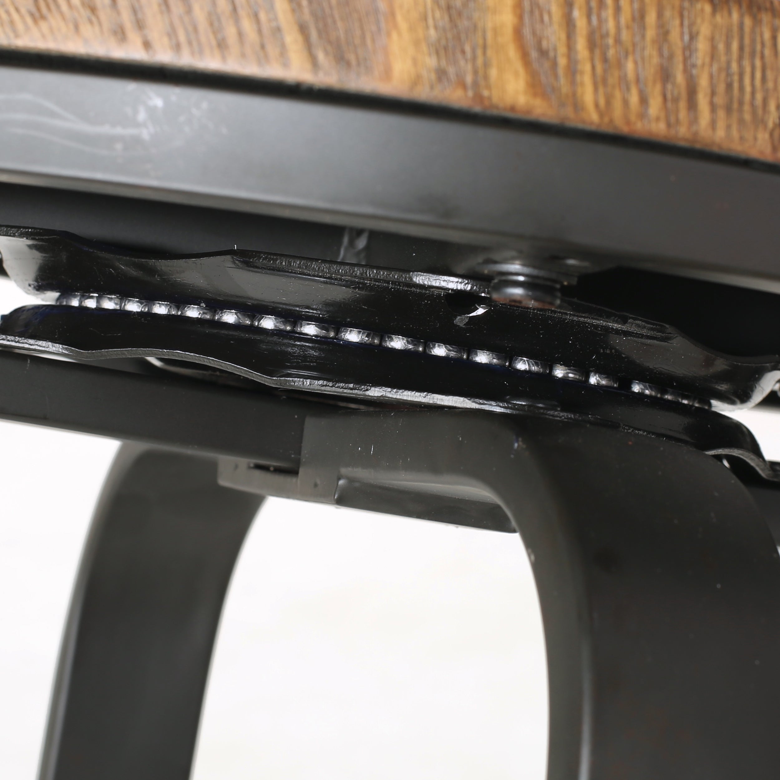 Cassum Modern Industrial Swiveling Counter Stool (Set of 2)