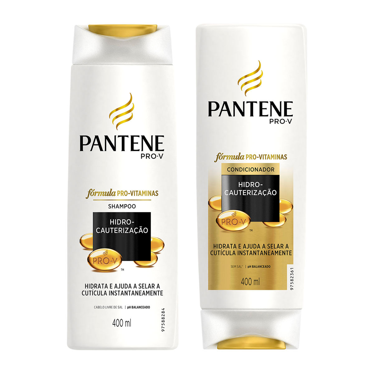 Kit Shampoo + Condicionador Pantene Hidro-Cauterizacao