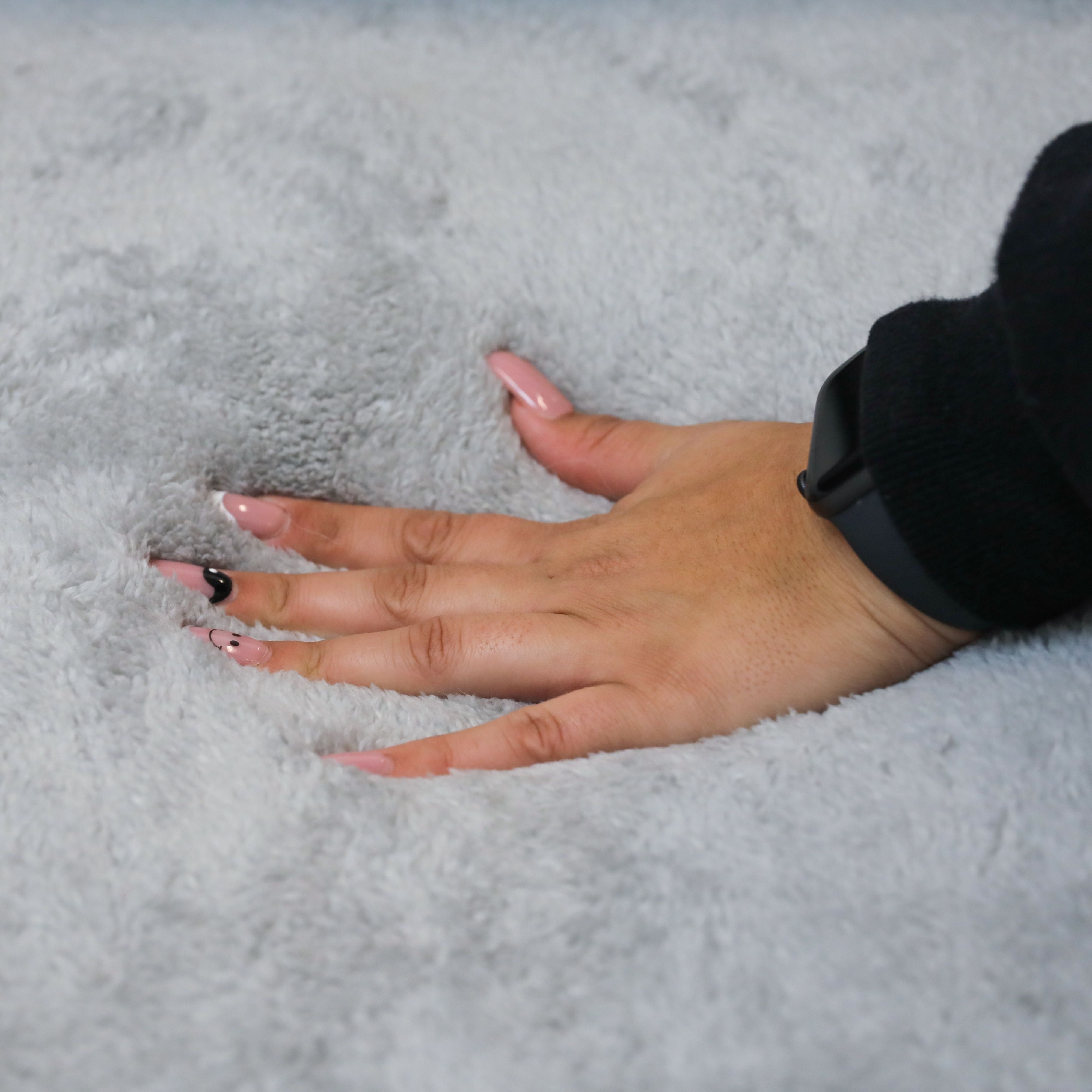 BarksBar Snuggly Sleeper Solid Foam Orthopedic Dog Bed， Large， Gray