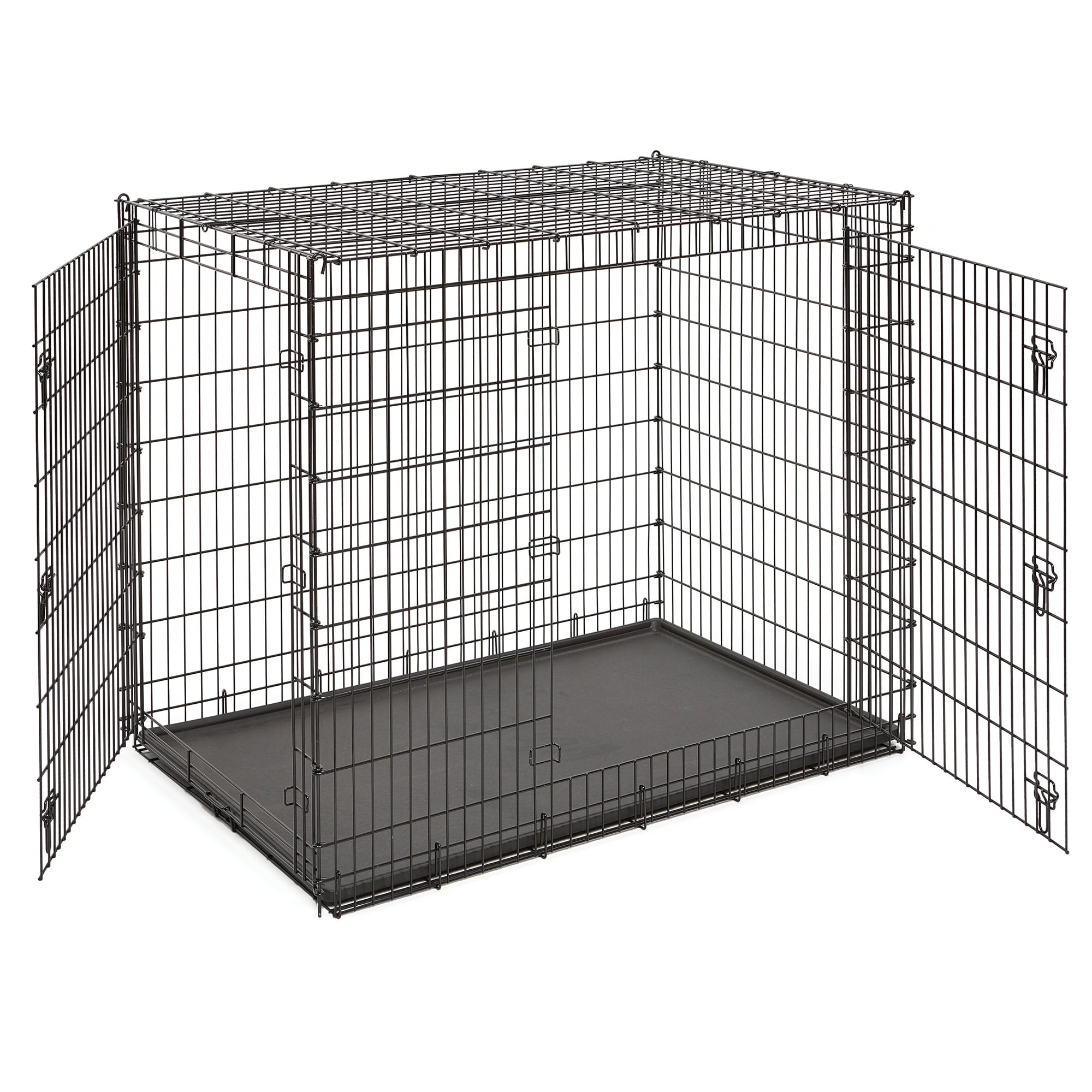 MidWest Homes For Pets XX-Large Double-Door Metal Wire Dog Crate， 54