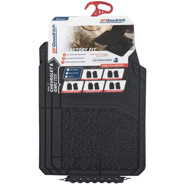 BFGoodrich 2-Piece Black GMC Front Mat Set