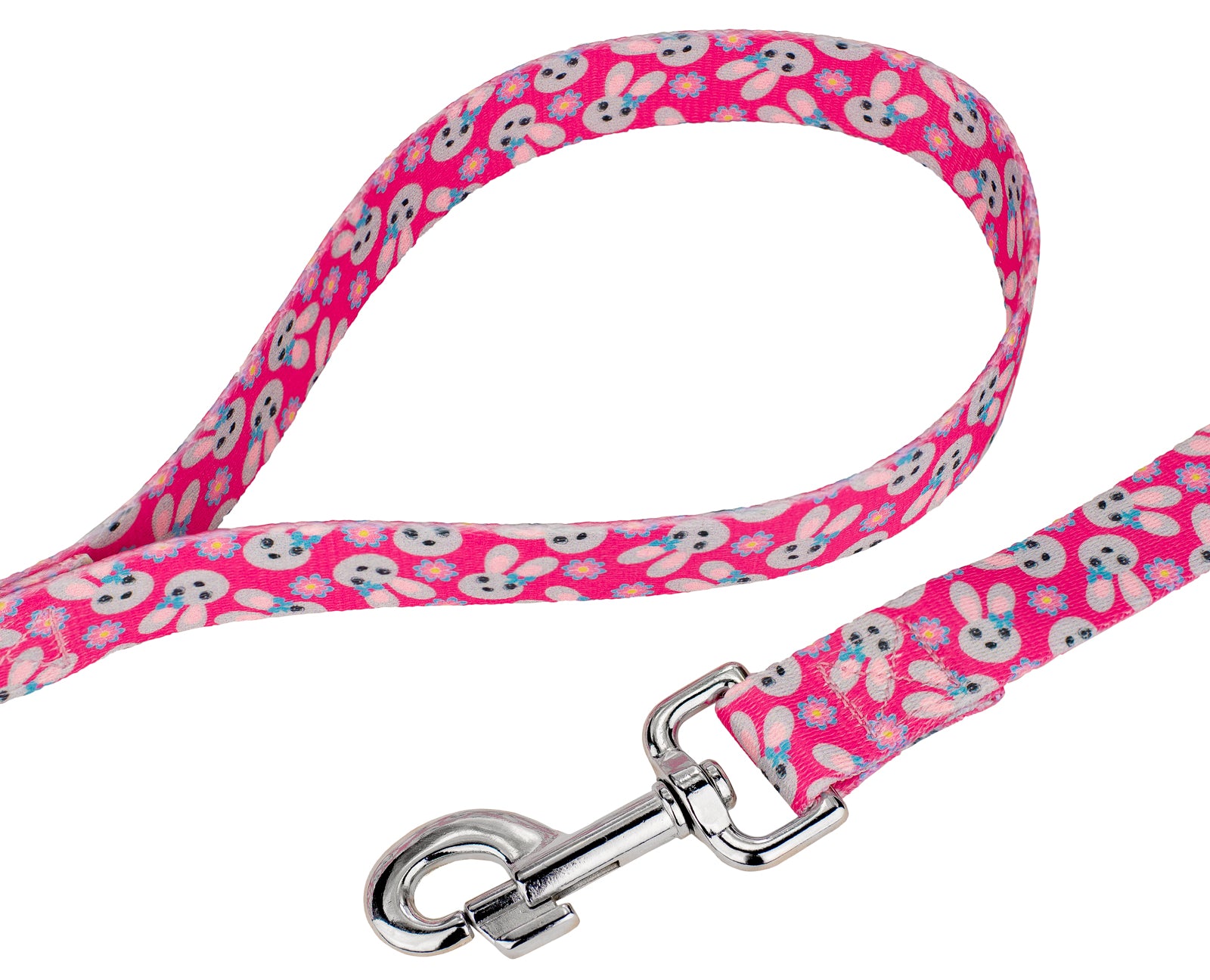 Country Brook Petz® Premium Spring Bunnies Dog Collar and Leash， Medium