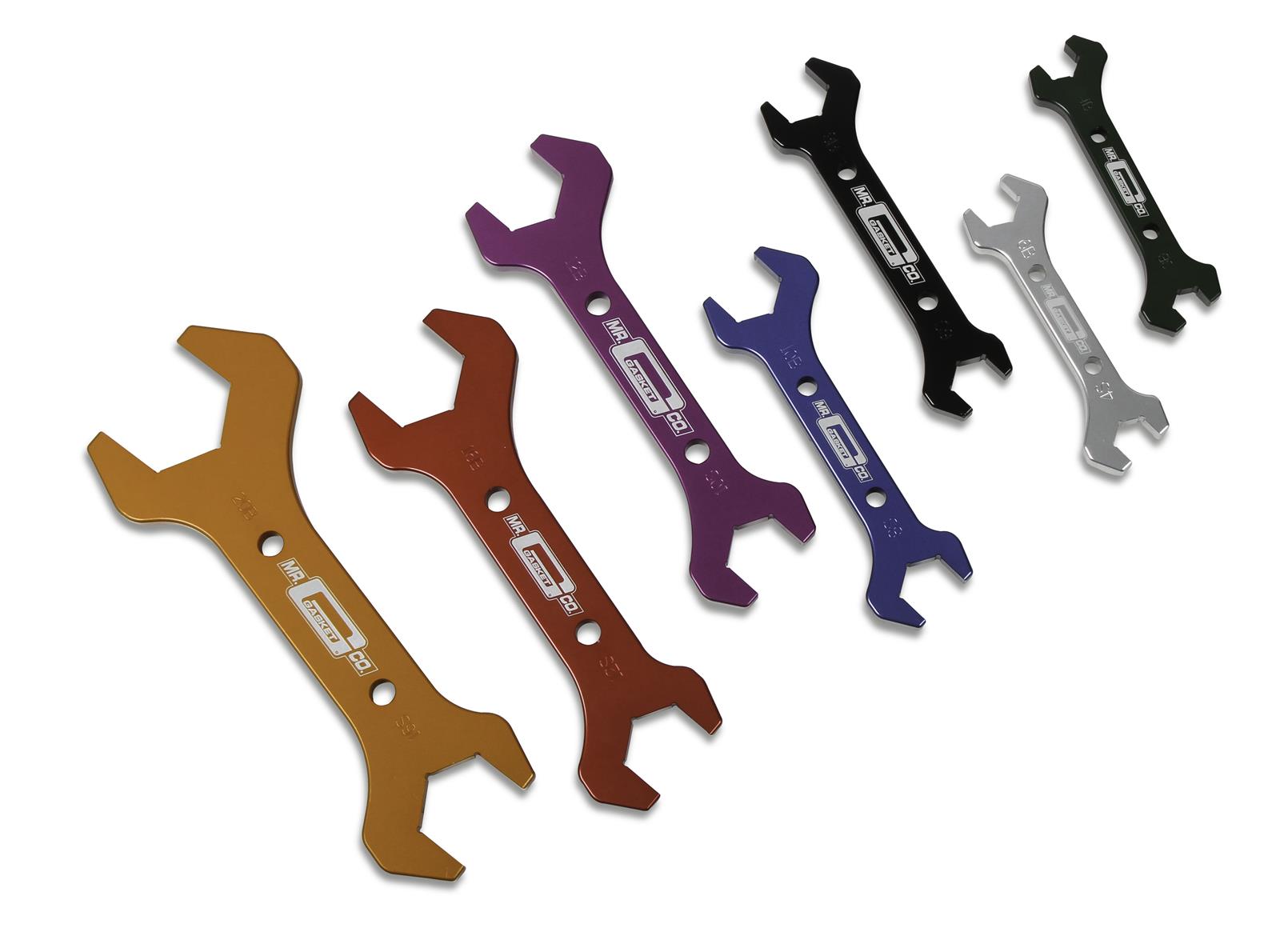 Mr. Gasket 33200G Mr. Gasket 7-Piece AN Wrench Sets